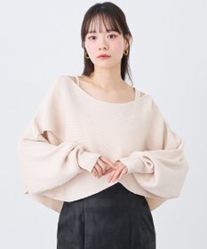 earth music&ecology 【2WAY】SET2点クロスニット＋キャミソール