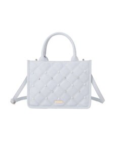 Maison de FLEUR パールビジューキルティングスクエアショルダー