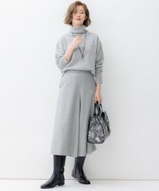 23区 シルクネップツイード ガウチョパンツ