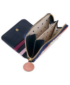 tsumori chisato CARRY ガーデンゴルフクラブ ラウンドファスナー 2つ折り財布