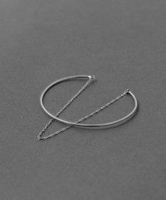 Phoebe 〈金属アレルギー対応〉リッチフローバングル　シルバー/ニッケルフリー