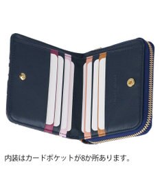 tsumori chisato CARRY ガーデンゴルフクラブ ラウンドファスナー 2つ折り財布