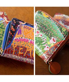 tsumori chisato CARRY ガーデンゴルフクラブ ラウンドファスナー 2つ折り財布