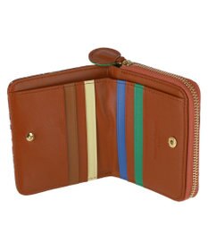 tsumori chisato CARRY ガーデンゴルフクラブ ラウンドファスナー 2つ折り財布