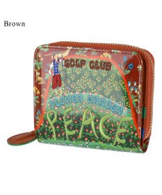 tsumori chisato CARRY ガーデンゴルフクラブ ラウンドファスナー 2つ折り財布