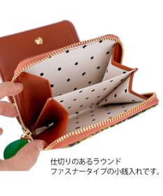 tsumori chisato CARRY ガーデンゴルフクラブ ラウンドファスナー 2つ折り財布