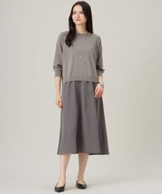 自由区 S 【洗える】タフタコンビ ワンピース