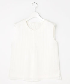 J.PRESS LADIES S 【WEB限定】シアーチェック ノースリーブ カットソー