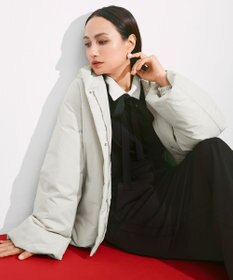 ICB 【WEB限定カラーあり・撥水加工】ADSダウン フーデットミドル丈コート