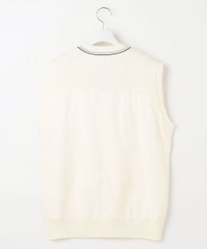 23区GOLF 【MEN】【ウォッシャブル】コットンブレンドニットベスト