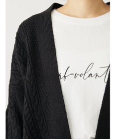 Green Parks 着流しケーブルカーディガン