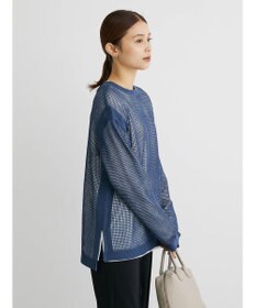 Green Parks ＳＥＴ２点ロンＴ＋メッシュニットプルオーバー