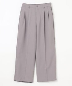 ANY 【洗濯機可能/ウエストゴム】美脚２タック ワイドパンツ