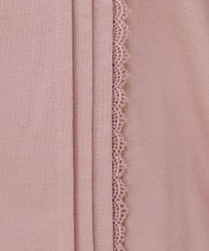 Tiaclasse 【洗える】ピンタックレースカットソーTブラウス