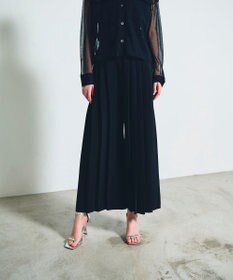 GRACE CONTINENTAL トリアセプリーツパンツ