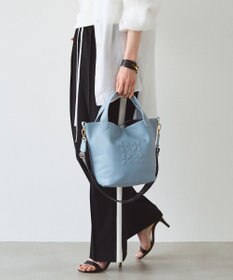 russet エンボスモノグラム2WAYミニトートバッグ(CE-1672-WEB)