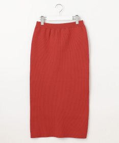 自由区 S 【洗える】リブストレッチタイト スカート