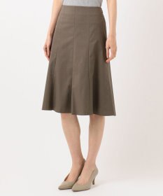 J.PRESS LADIES 【シワになりにくい】コットンフィッティーシャーク スカート