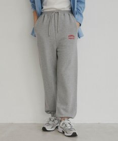 WEGO 【ANGIE VINTAGE】ワンポイント刺繍 裏毛 スウェットパンツ