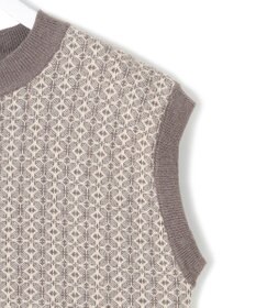 J.PRESS YORK STREET 【WOMEN】ANTI PILLING  JACQUARD ベスト