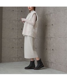 MODE ET JACOMO <carino>【レイン・スノー対応】ウエッジヒールショートブーツ