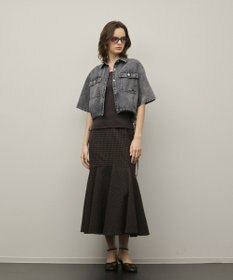 GRACE CONTINENTAL ハーフスリーブデニムシャツ