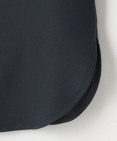 J.PRESS LADIES 【洗える】ヌーディスバックサテン バンドカラー ブラウス