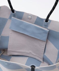 TRICOTE 【軽くて丈夫】FLOW ブロックチェック バッグ