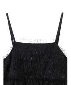 Green Parks ラメフリンジカットキャミソールビスチェ