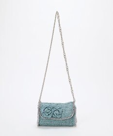 TOPKAPI 【TREASURE TOPKAPI】フラワーモチーフ チェーン ショルダーバッグ