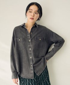 ANY オーバーデニムシャツ