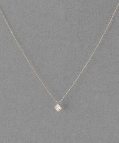 Phoebe 【金属アレルギー対応】グリマースクエアビジューネックレス/ニッケルフリー ゴールド