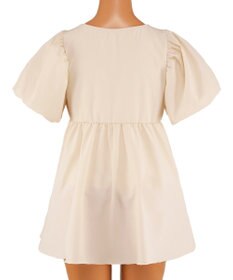 San-ai Resort（三愛水着楽園） 【UPF50＋】　パフスリーブキュロット3点セット　9M・11L　【San-ai Resort（サンアイリゾート）】