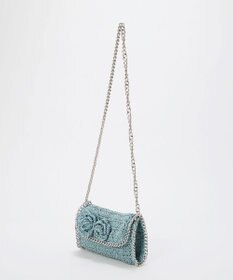 TOPKAPI 【TREASURE TOPKAPI】フラワーモチーフ チェーン ショルダーバッグ