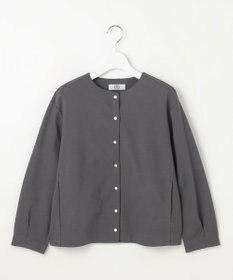 J.PRESS LADIES L グログランジャージー カーディガン