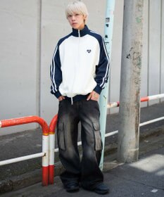 WEGO 【ユニセックスITEM/MLサイズ展開】ラグランライントラックジャケット