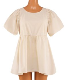 San-ai Resort（三愛水着楽園） 【UPF50＋】　パフスリーブキュロット3点セット　9M・11L　【San-ai Resort（サンアイリゾート）】