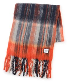 J.PRESS YORK STREET 【WOMEN】PANKAJ マルチカラ－マフラー