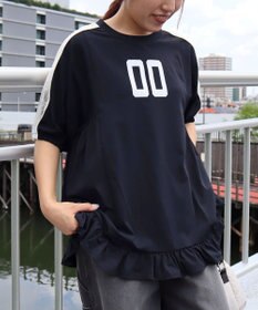 CRAFT STANDARD BOUTIQUE 接触冷感/UVカット/レースライン入りチュニック