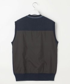 23区GOLF 【MEN】【ウォッシャブル】コットンブレンドニットベスト