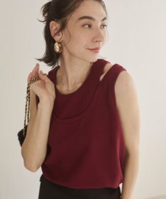 WEGO 【ANGIE VINTAGE】ワッフルフェイクレーヤードタンクトップ