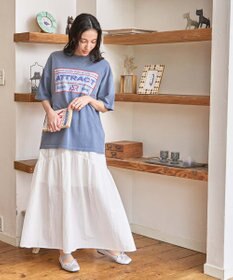 WEGO 【新色追加/ユニセックス着用アイテム/手洗い可/SMLサイズ展開】ピグメントグラフィックT（S）