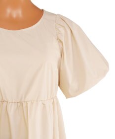 San-ai Resort（三愛水着楽園） 【UPF50＋】　パフスリーブキュロット3点セット　9M・11L　【San-ai Resort（サンアイリゾート）】