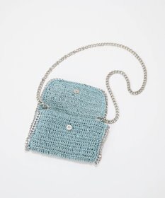 TOPKAPI 【TREASURE TOPKAPI】フラワーモチーフ チェーン ショルダーバッグ