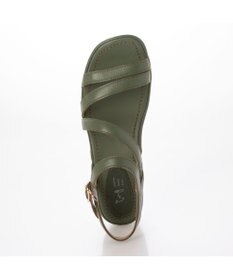 ing <ing>【サスティナブル】レザーストラップサンダル