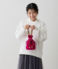 ROOTOTE 0671【直営店限定】ベビールー.ベロア チェーン-A