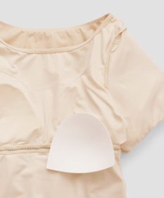 San-ai Resort（三愛水着楽園） 【UPF50＋】　パフスリーブキュロット3点セット　9M・11L　【San-ai Resort（サンアイリゾート）】