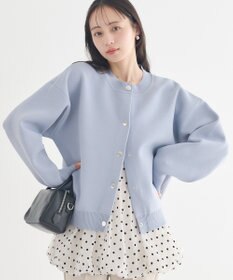 earth music&ecology メタルボタンカーディガン