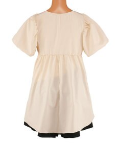 San-ai Resort（三愛水着楽園） 【UPF50＋】　パフスリーブキュロット3点セット　9M・11L　【San-ai Resort（サンアイリゾート）】