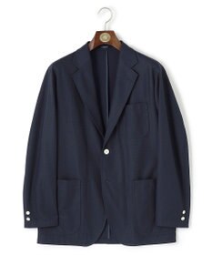 J.PRESS MEN シャツの軽快さ×ジャケットの上品さ【 盛夏対応 / 軽量 / 洗える / 高通気性】千鳥レース サマージャケット